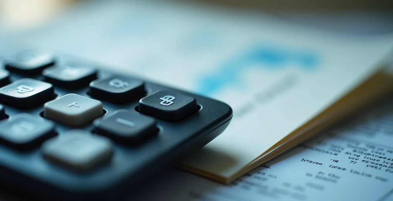 Calcolatrice e busta paga per calcolo cessione del quinto