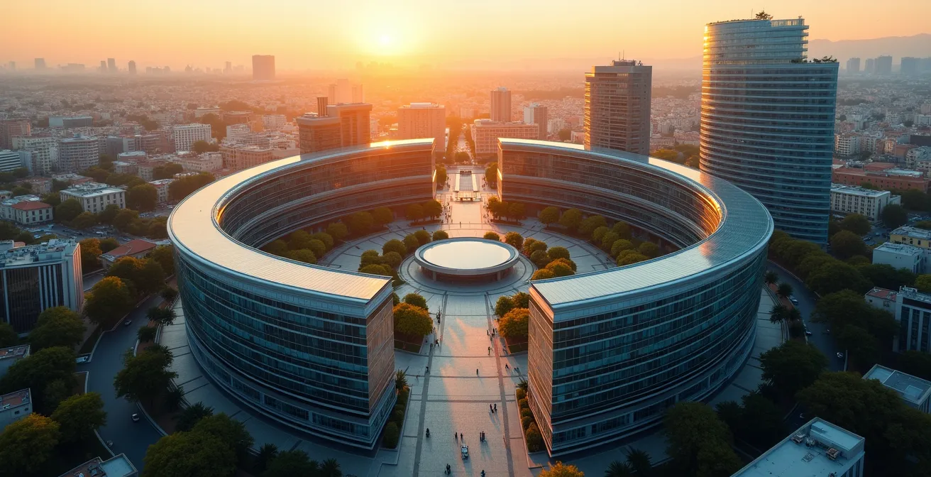 Visualizzazione della strategia Core-Satellite per investimenti ETF nel contesto italiano