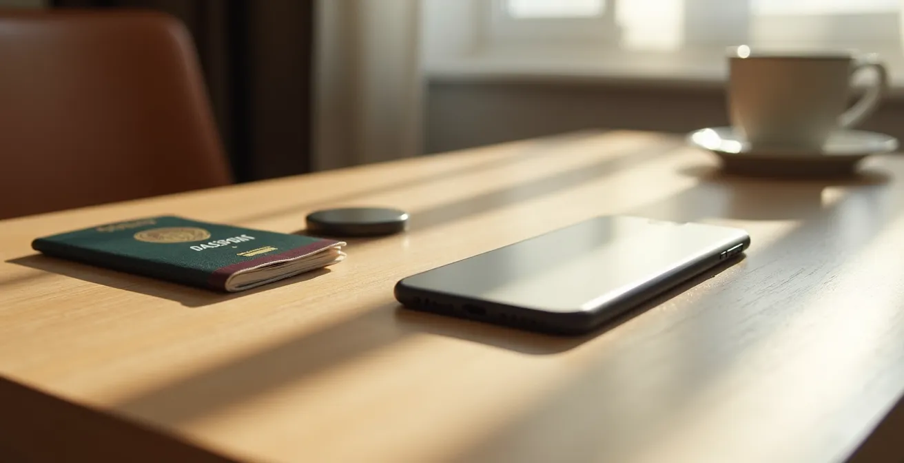 Confronto visivo tra token fisico e app mobile per autenticazione bancaria