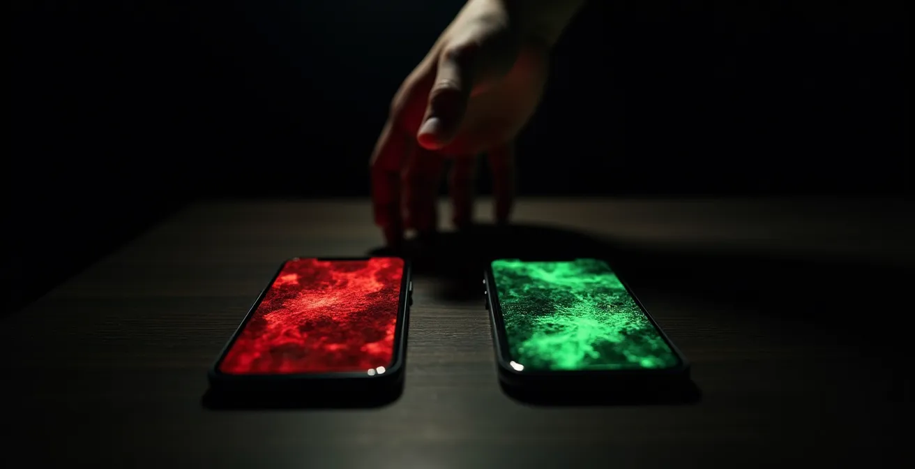 Rappresentazione simbolica della manipolazione psicologica nelle truffe con bonifici istantanei